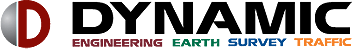 Dynamic Engineering, Earth, Survey, Traffic logo