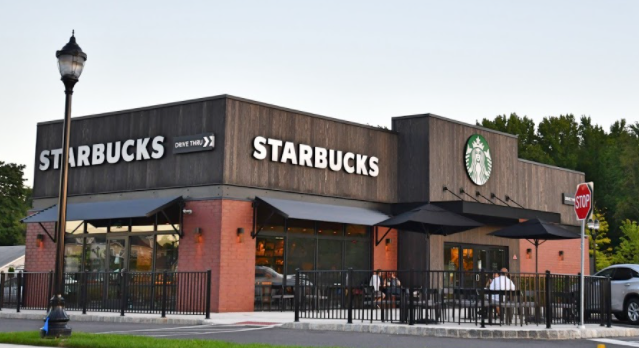 Starbucks drive-through coffee shop site